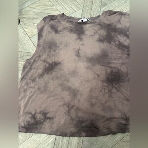 JoyLab Dark Purple Tie-Dye Muscle Tee